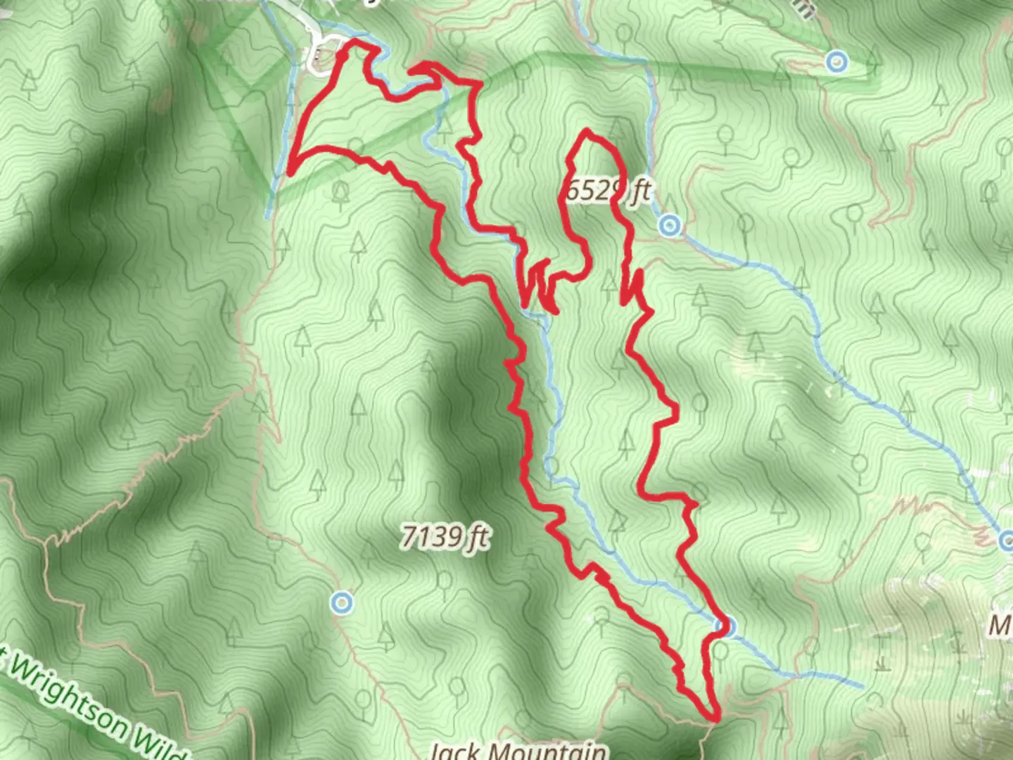 An image depicting the trail Super and Old Baldy Loop Trail and its surrounding area.