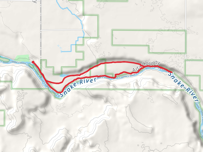 Snake River Shore Loop from Celebration Park