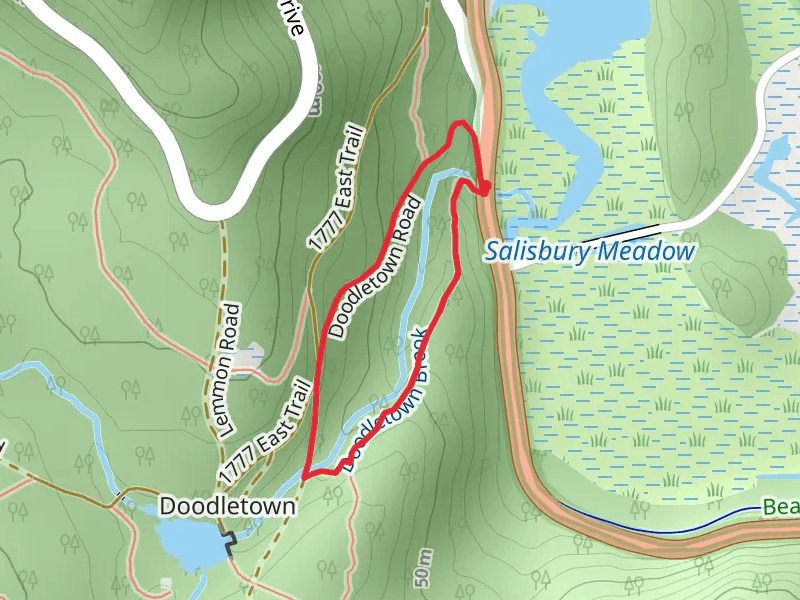 Doodletown Brook Loop via Cornell Mine Trail