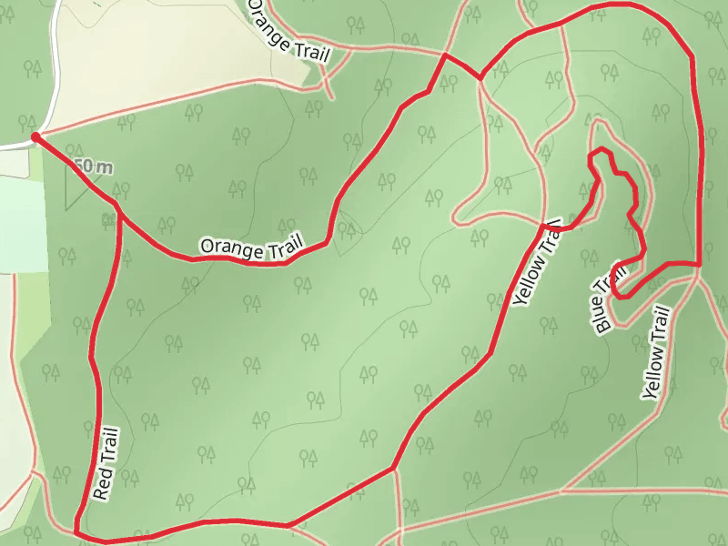 Orange and Yellow Loop Trail