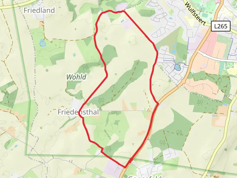 Wanderroute Eckernfoerde Loop