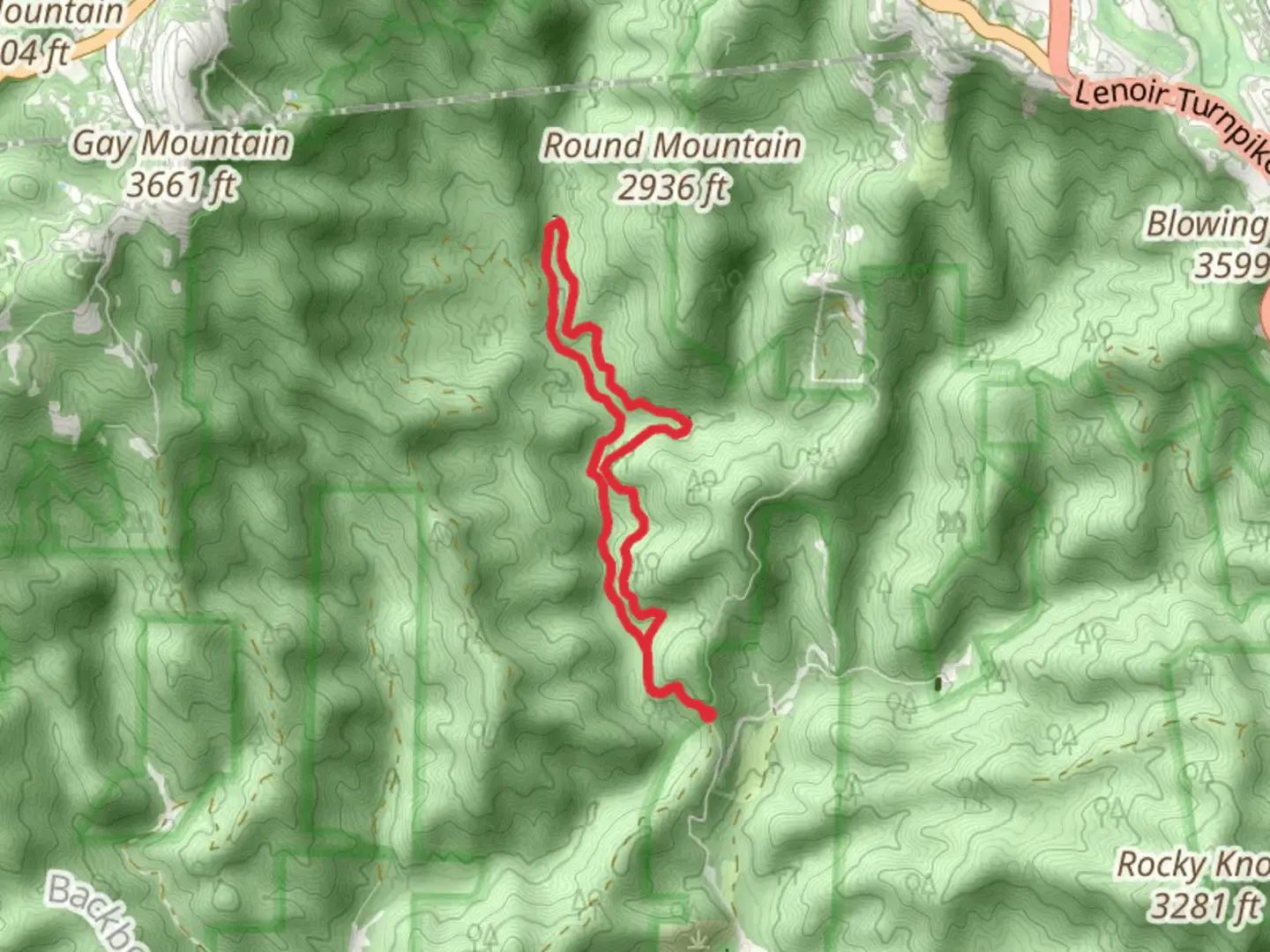 An image depicting the trail China Creek Trail Loop and its surrounding area.