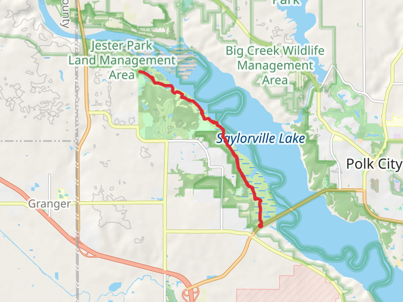 Saylorville Lake - Lakeshore Trail