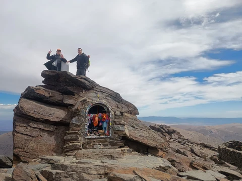 Mulhacen, Laguna la Caldera, Tajos del Cerro and Penon Negro Loop