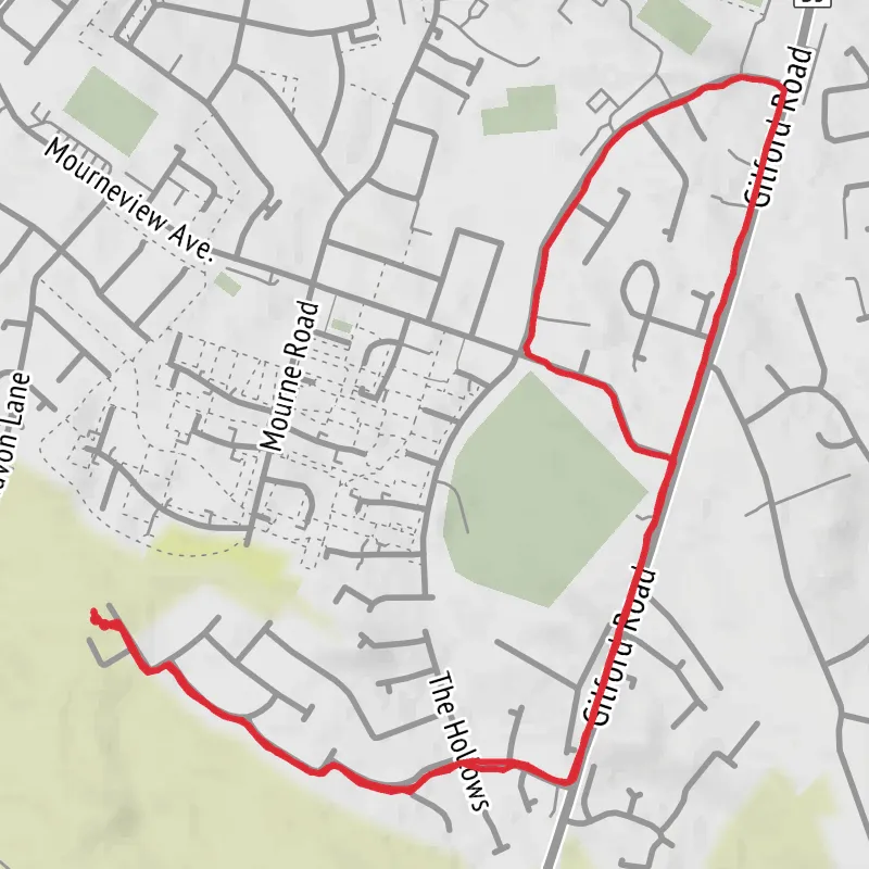 Hike from Lurgan mobile static map