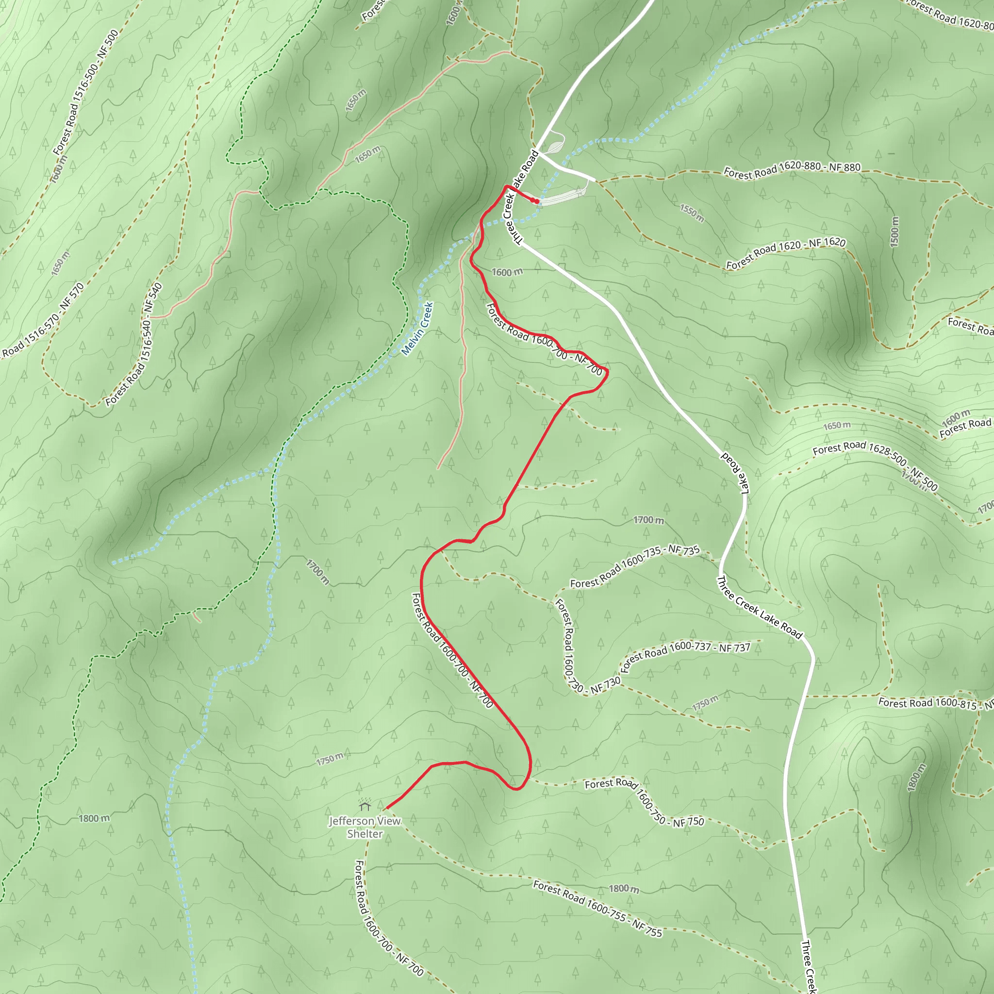 Werren's XC Walk mobile static map