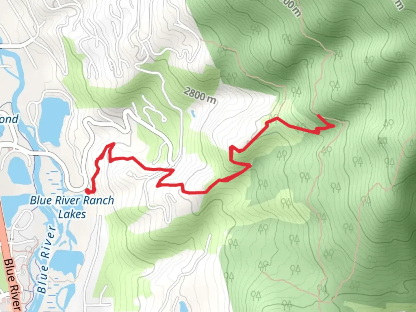 An image depicting the trail Angler Trail and its surrounding area.