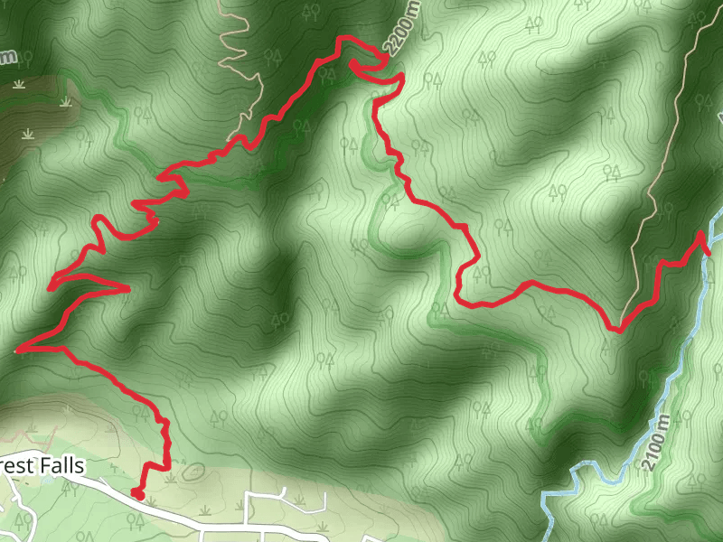 Dobbs Cabin Camp, Falls Creek and Momyer Creek Trail