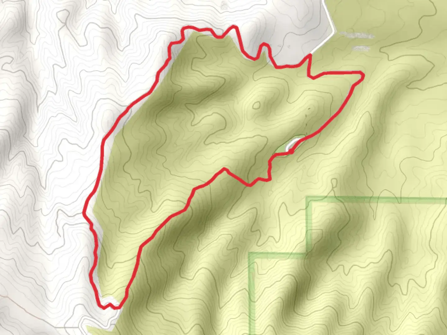 An image depicting the trail Selby Campground Loop and its surrounding area.