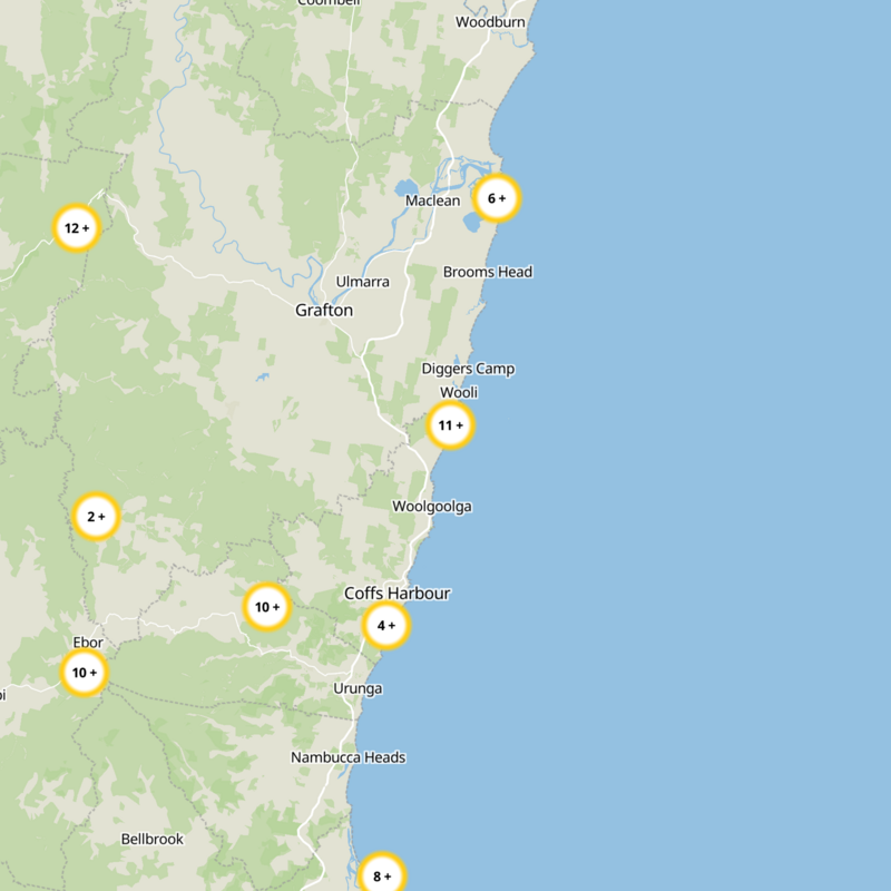 Coffs Harbour Static Map