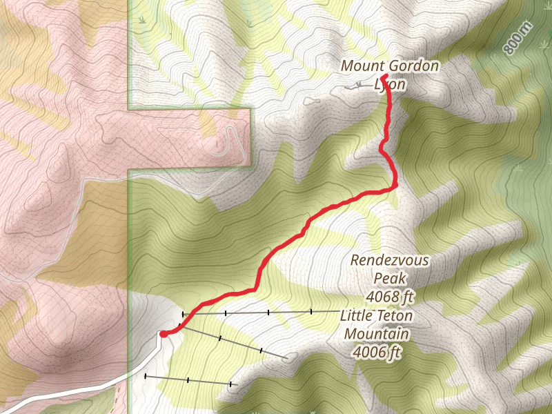 Mount Gordon Lyon via Arctic Valley Saddle Trail