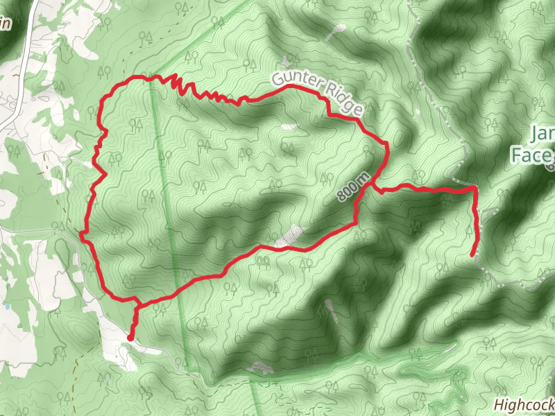 Belfast and Gunter Ridge Loop Trail