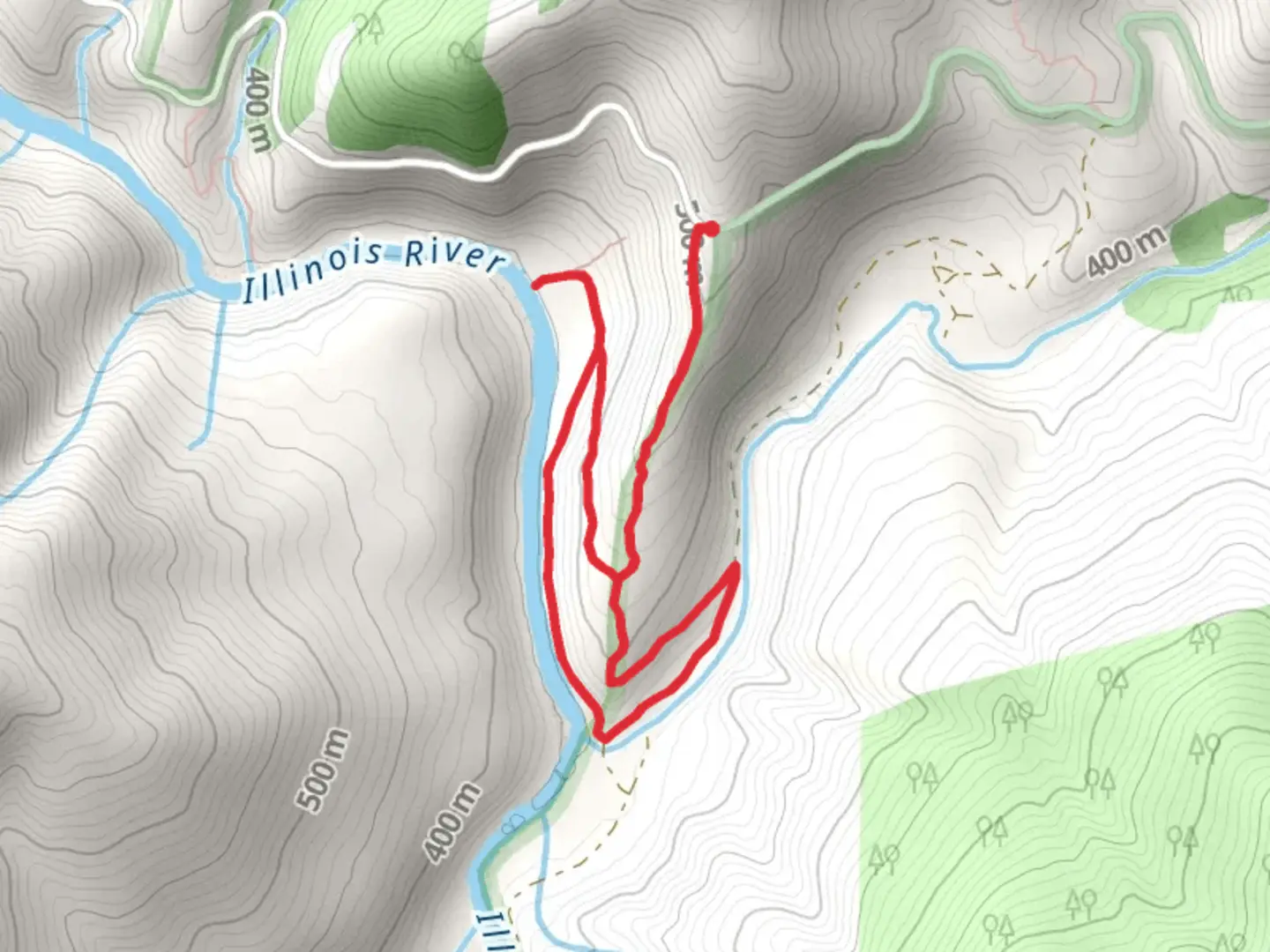 An image depicting the trail Kerby Flat Loop Trail and its surrounding area.