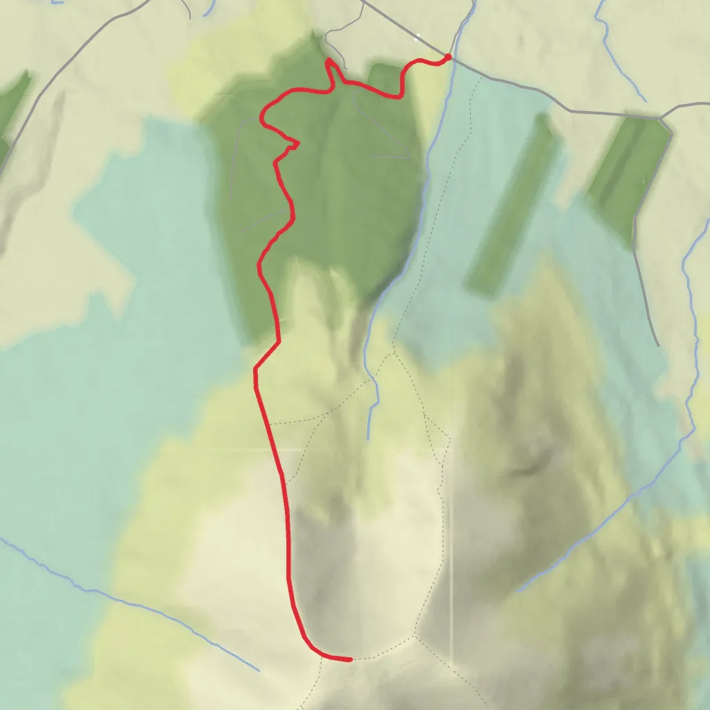 Nephin Mountain Trail mobile static map