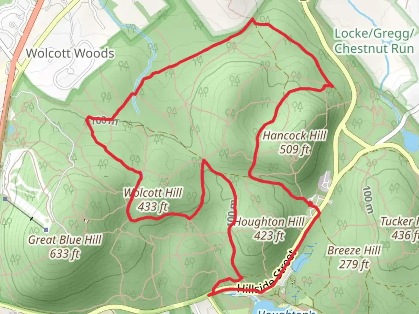 Chestnut Run Path and Puddle Path Loop | Norfolk County | Massachusett