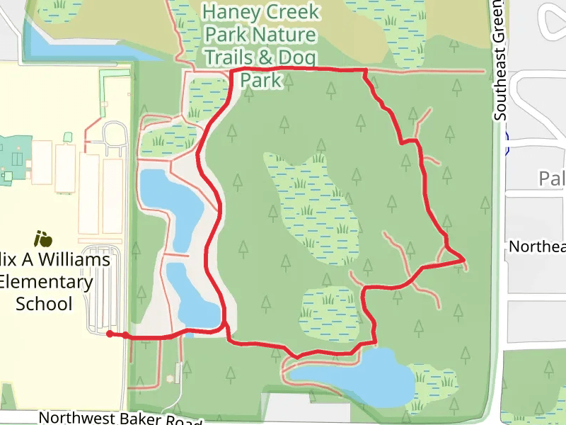 Haney Creek Park Loop