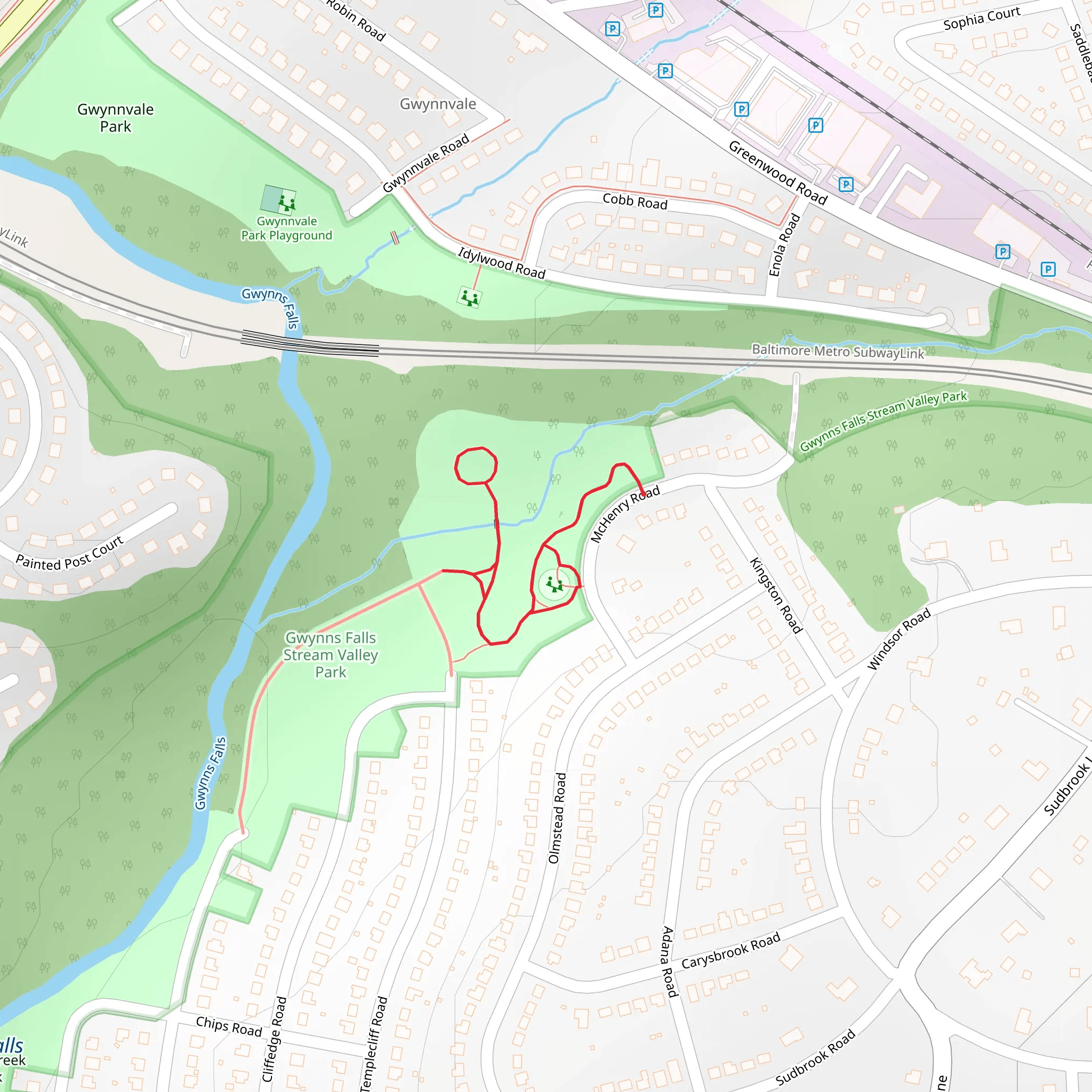 McHenry Road mobile static map