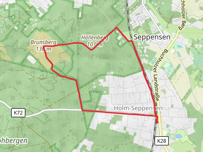 Ho-Se Roter Rundwanderweg
