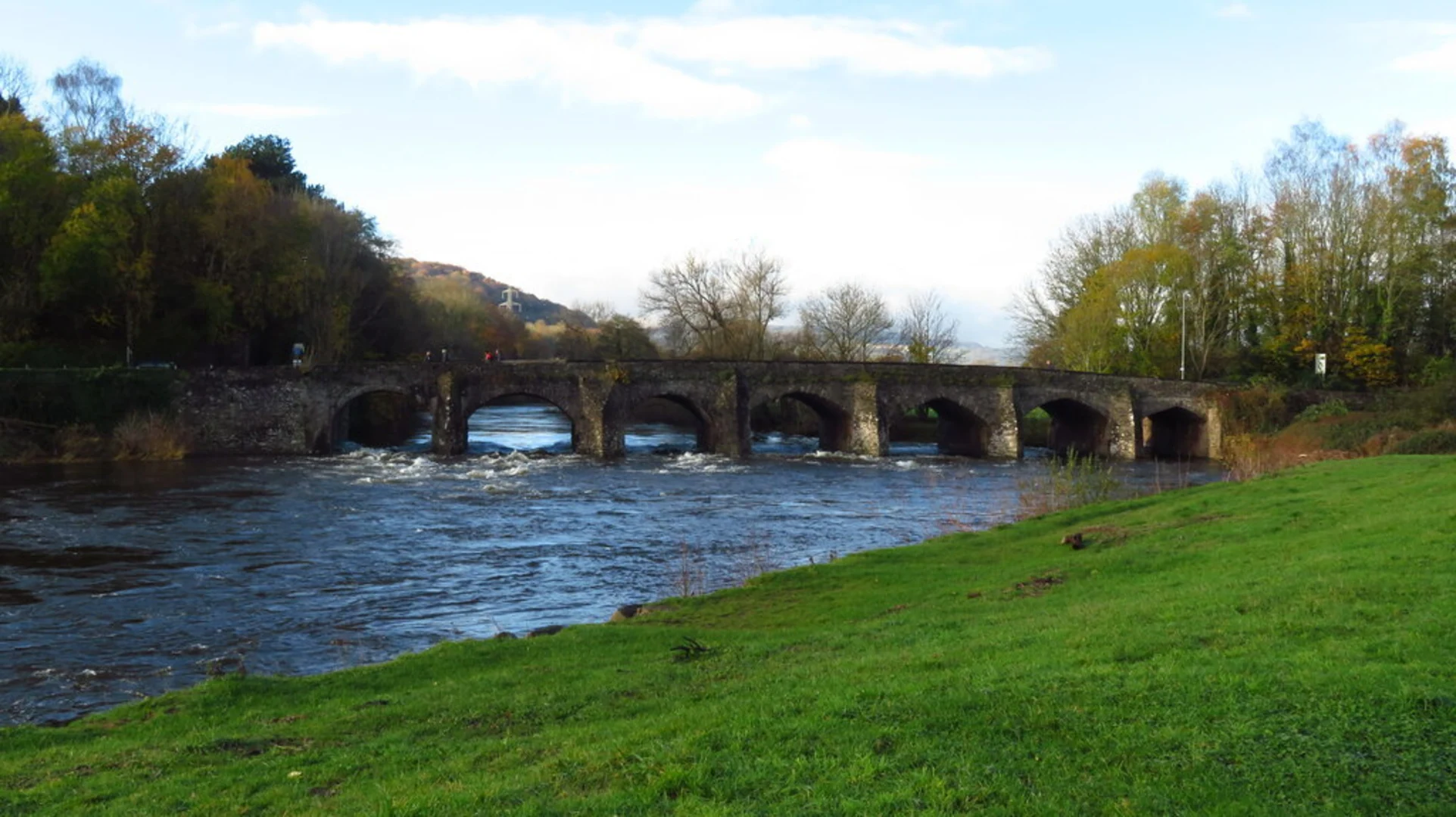 An image depicting the trail Abergavenny Castle Meadows and Linda Vista Gardens Walk and its surrounding area.
