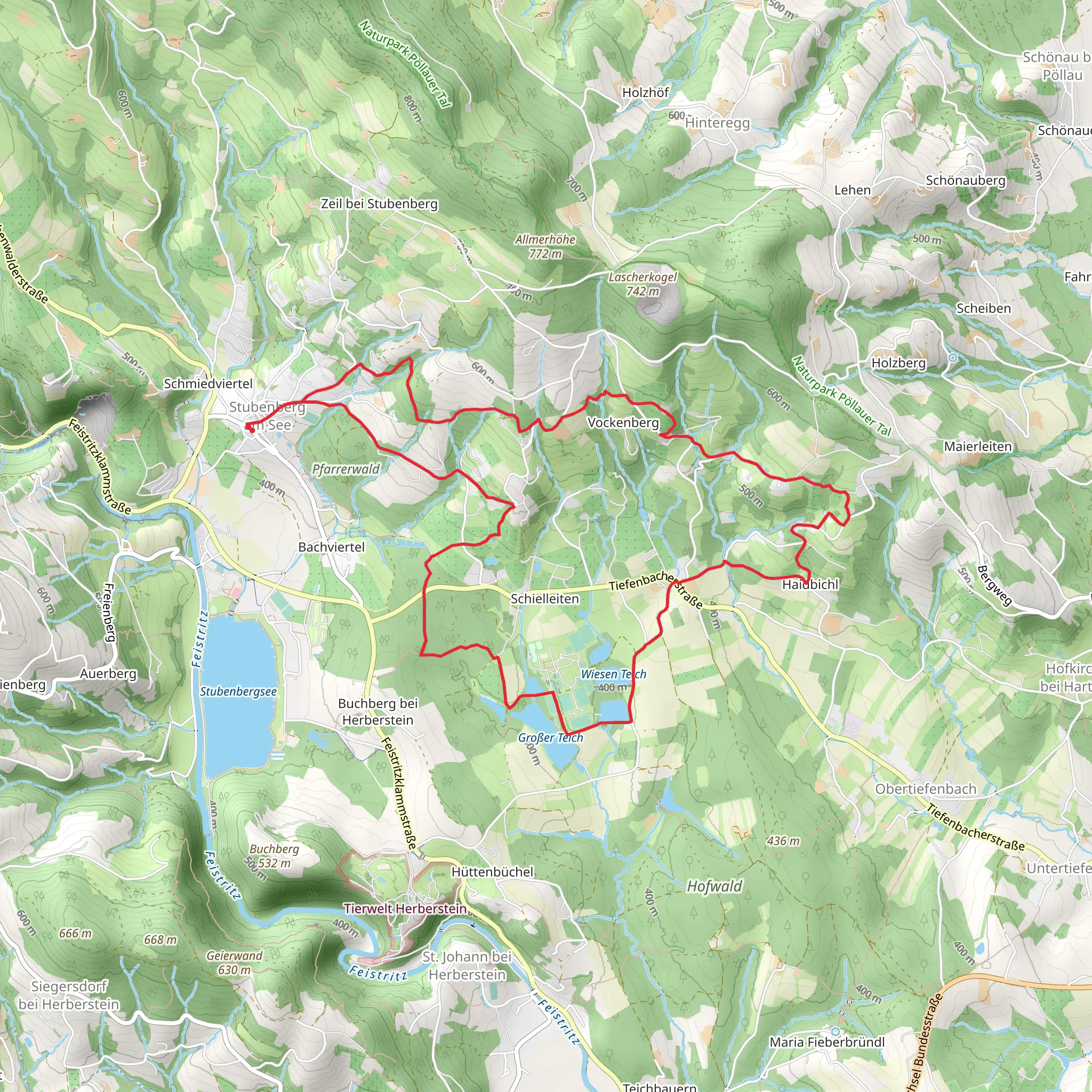 Buschenschankweg Long Route mobile static map