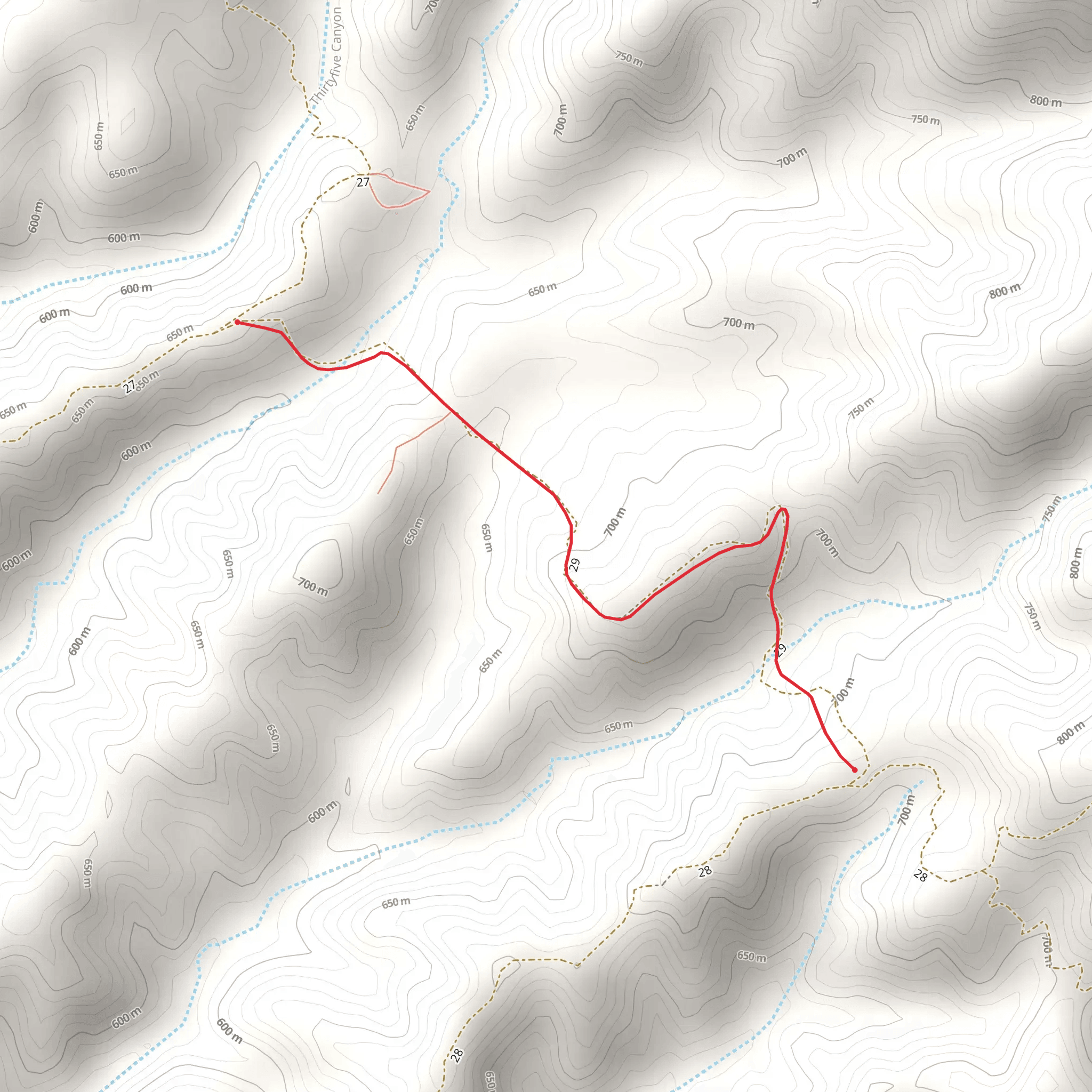 Jack Springs Trail mobile static map