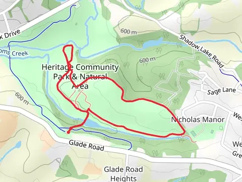 Heritage Community Park and Natural Area Loop