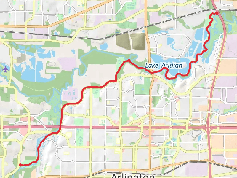 Village Creek and River Legacy Trail East
