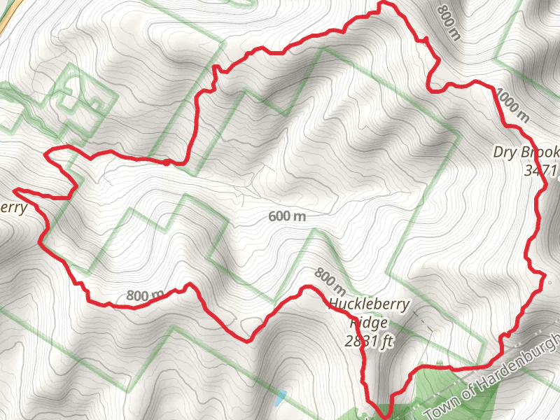 Dry Brook Ridge Loop Trail via Huckleberry Brook Road