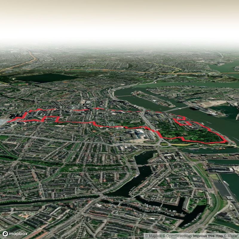 Nieuwe Werk and Het Park via Jachthaven and Leuvehaven