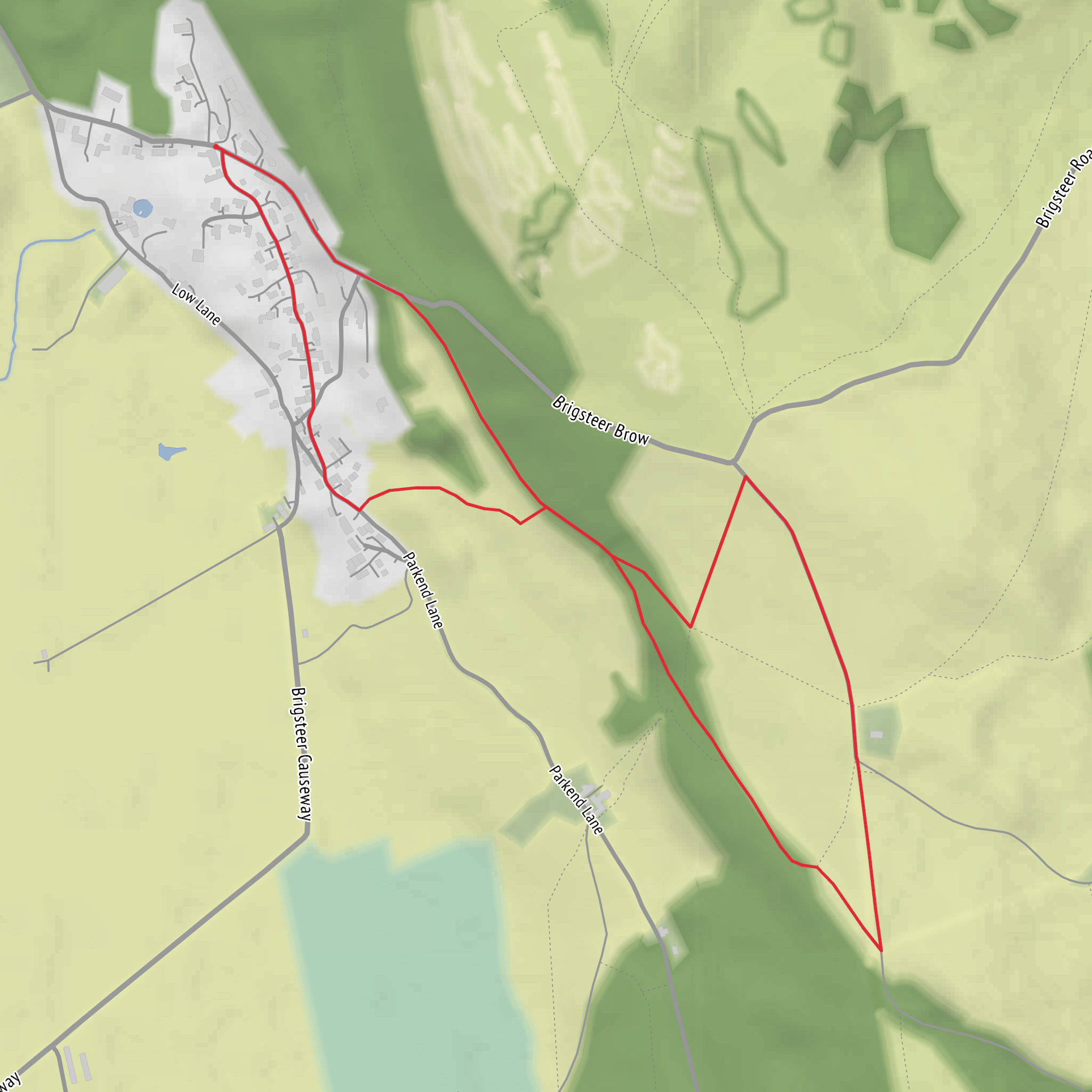 St John’s Church and Windy Howe Knot mobile static map