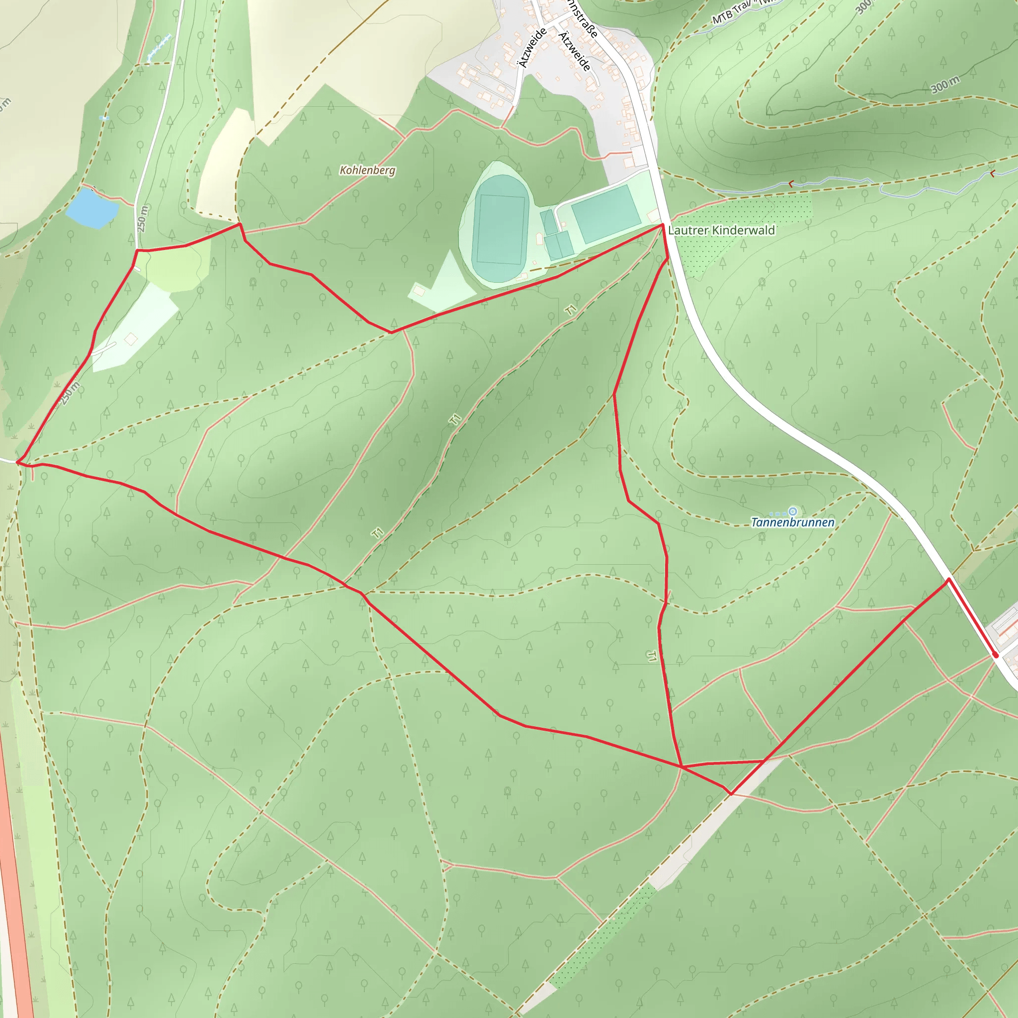 Wiesenthalerhof Loop mobile static map