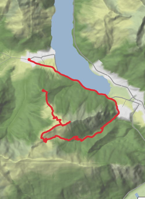 Hike from Pertisau mobile static map