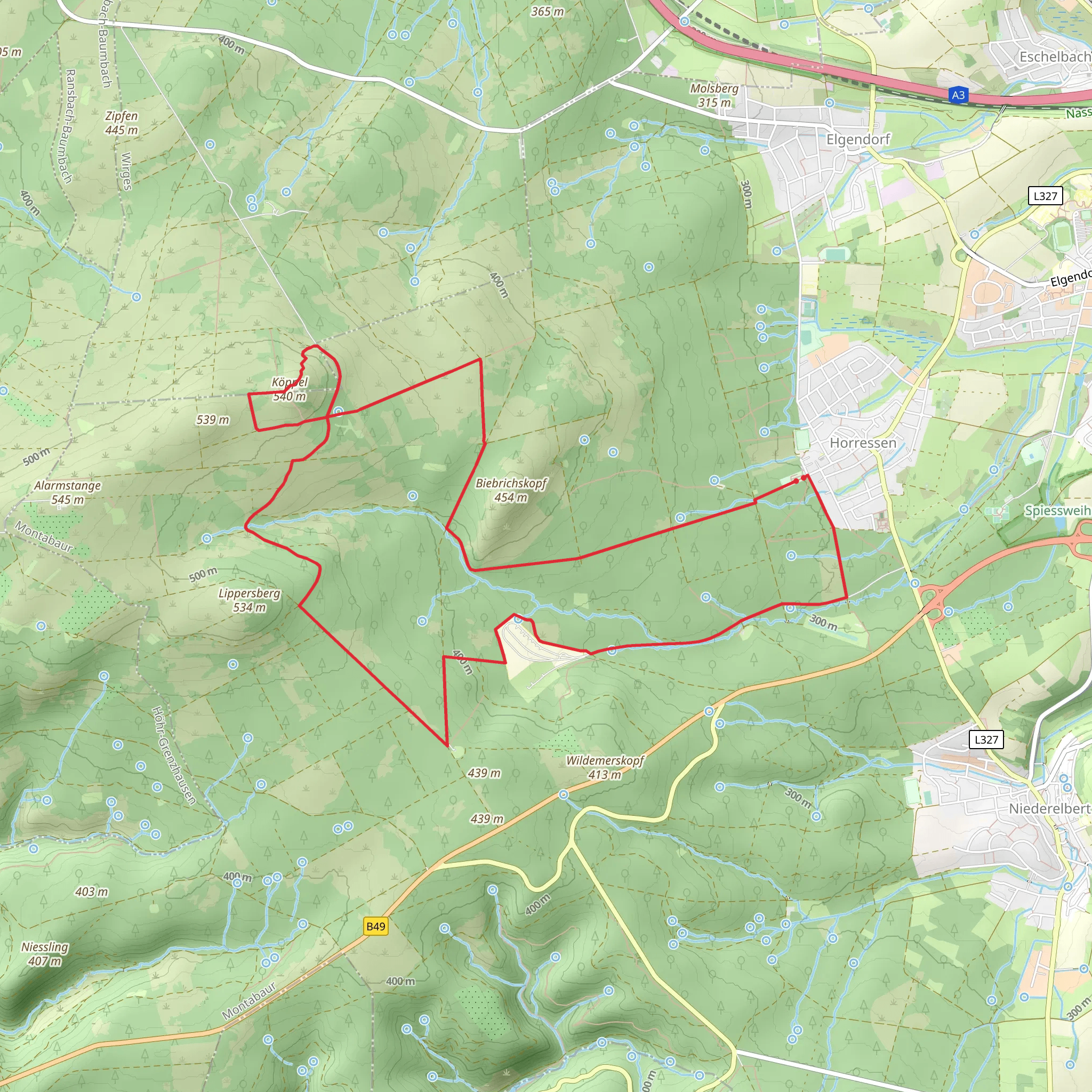 Koeppelweg 3 mobile static map