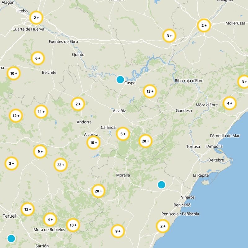 Torrecilla de Alcañiz Static Map