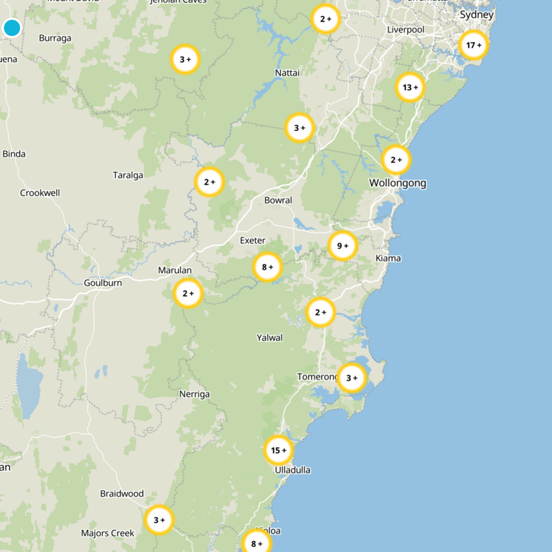 Kangaroo Valley Static Map