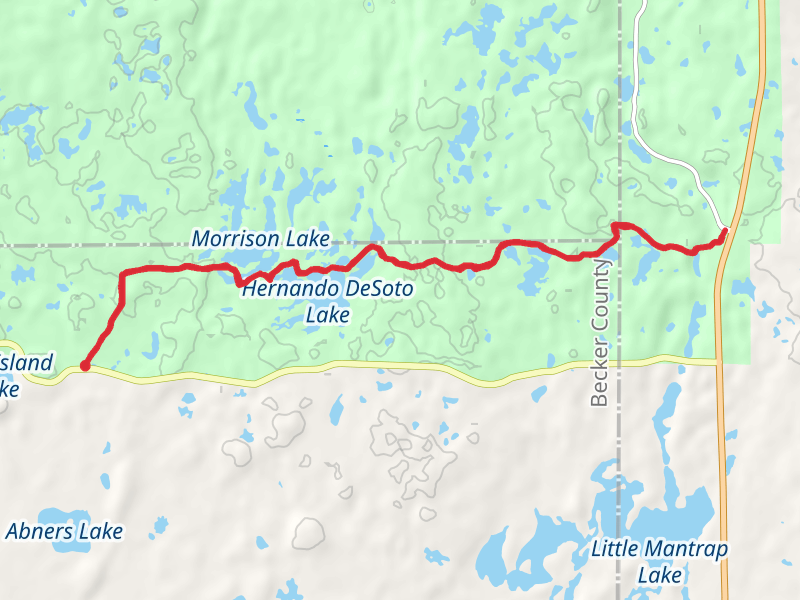 Horn Lake, Hernando DeSoto Lake and Gilfillan Lake via NCT