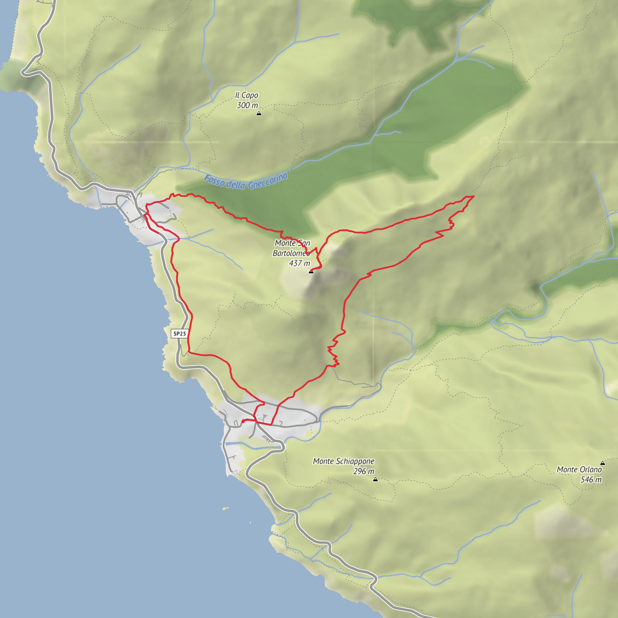 Pomonte Loop mobile static map