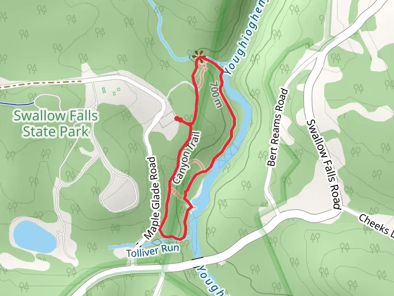 Canyon Trail via Youghiogheny River