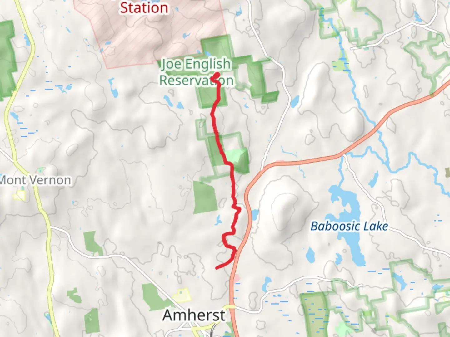 An image depicting the trail Bicentennial Trail and its surrounding area.