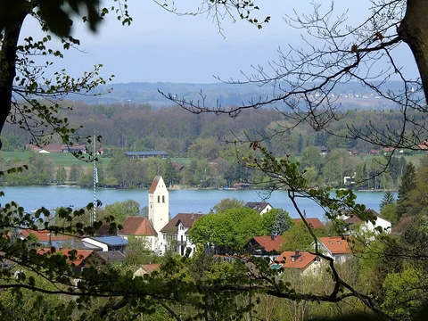 Woerthsee via Bucher Weg and Bacherner Weg