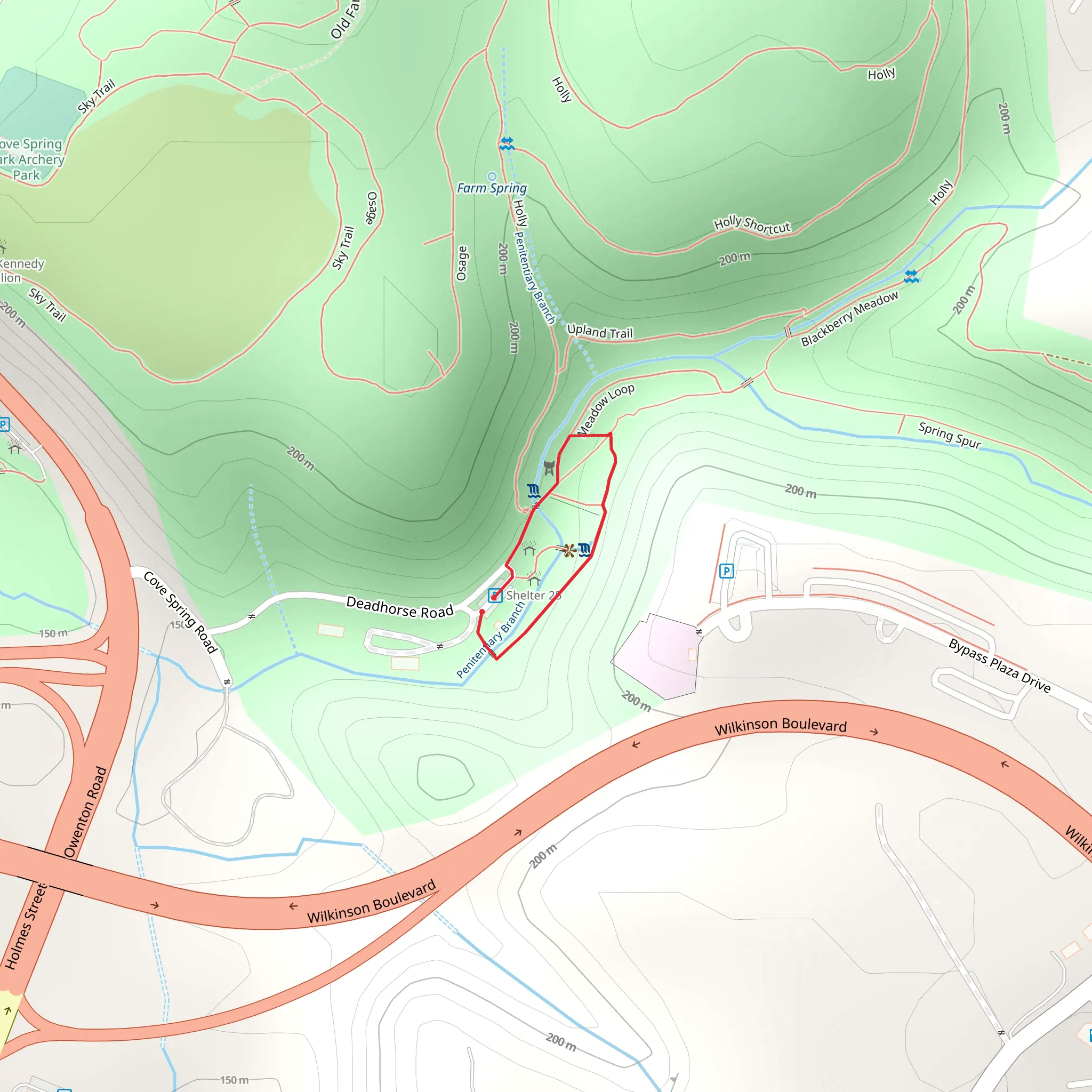 Raceway Spur Loop mobile static map