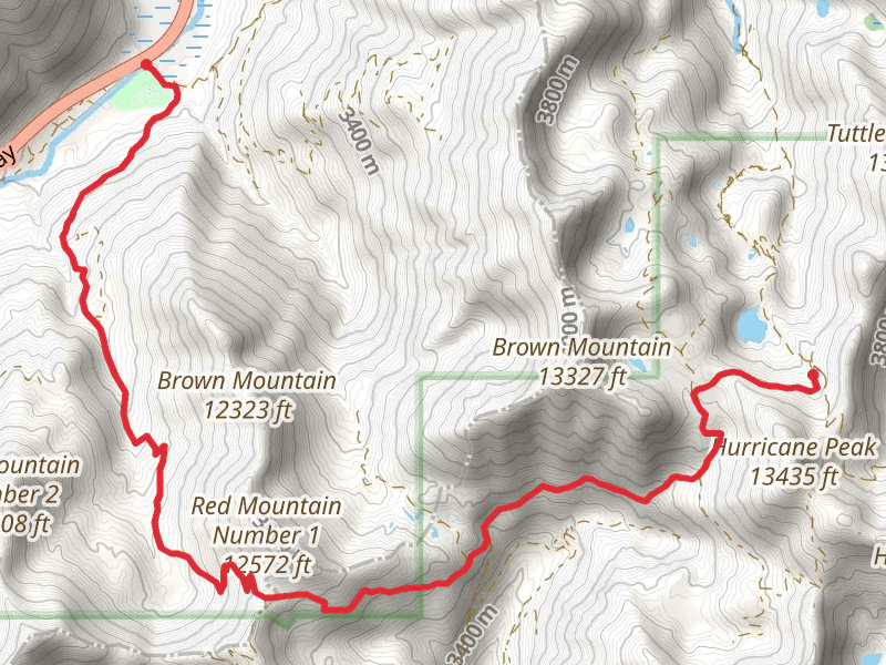 Corkscrew Pass via Corkscrew Gulch Road