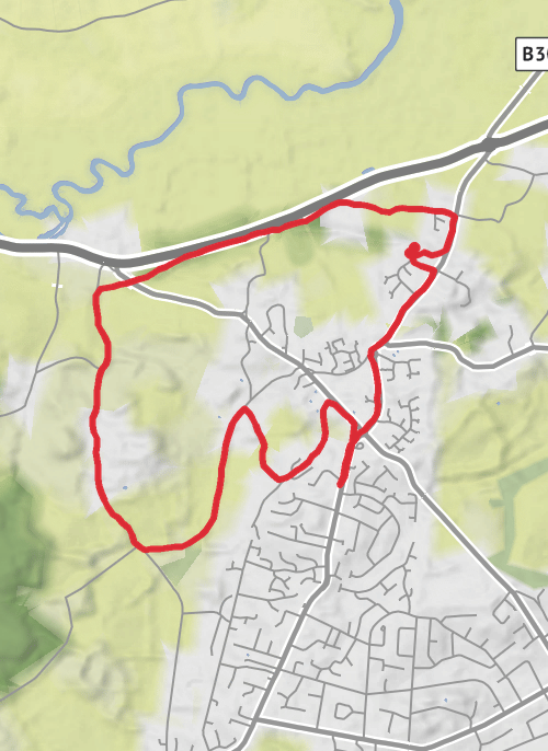 East Dorset Walking mobile static map