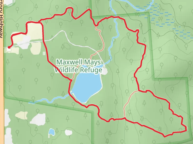 Carr Pond and Hammit Hill Loop Trail - Yellow