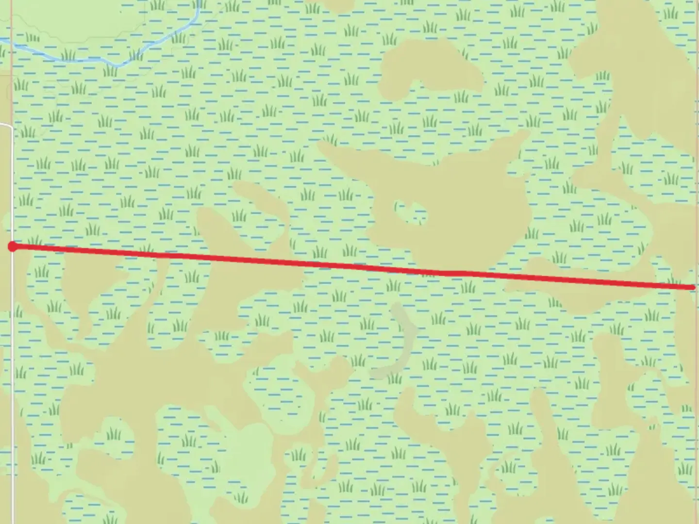An image depicting the trail Audubon Trail and its surrounding area.