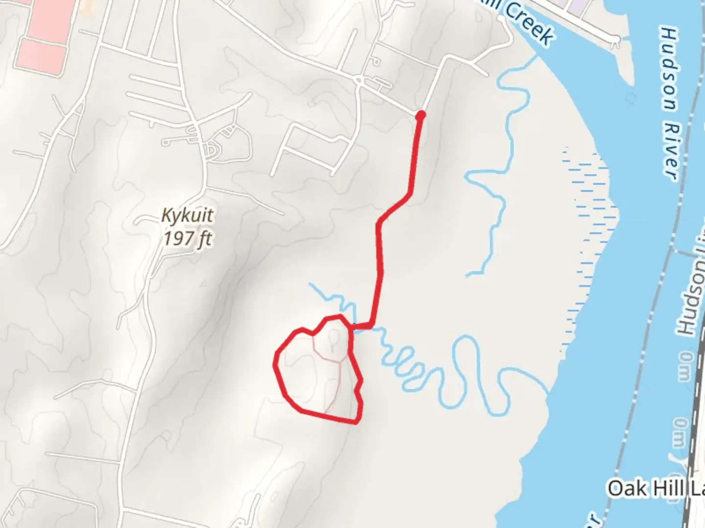 An image depicting the trail Ramshorn Creek Loop via Old Farm Road and its surrounding area.