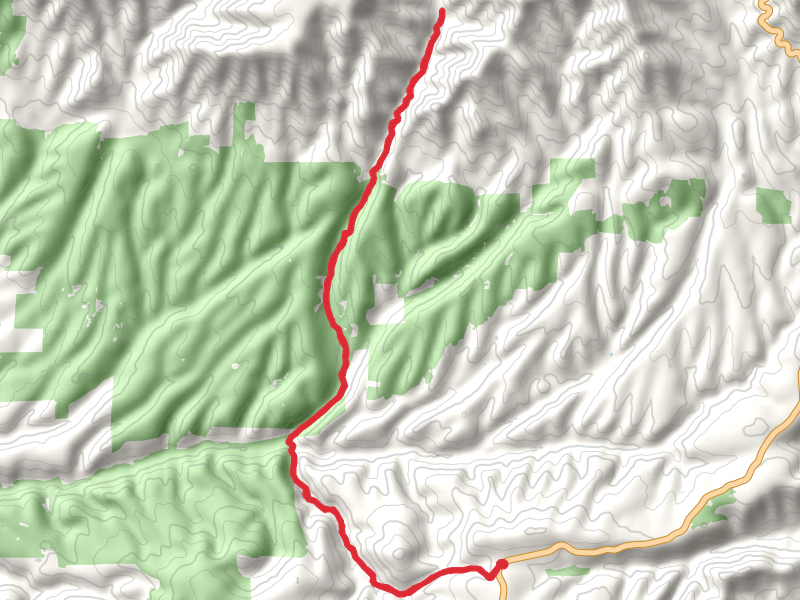 Chitty Creek via Sheep Saddle and Hot Air Trail
