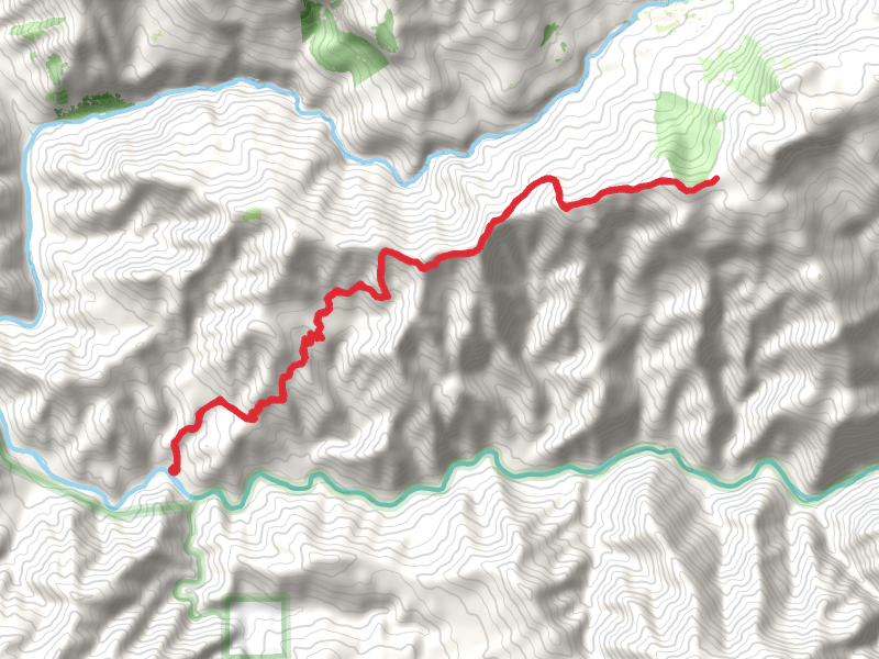 Bear Wallow Trail from Kings River