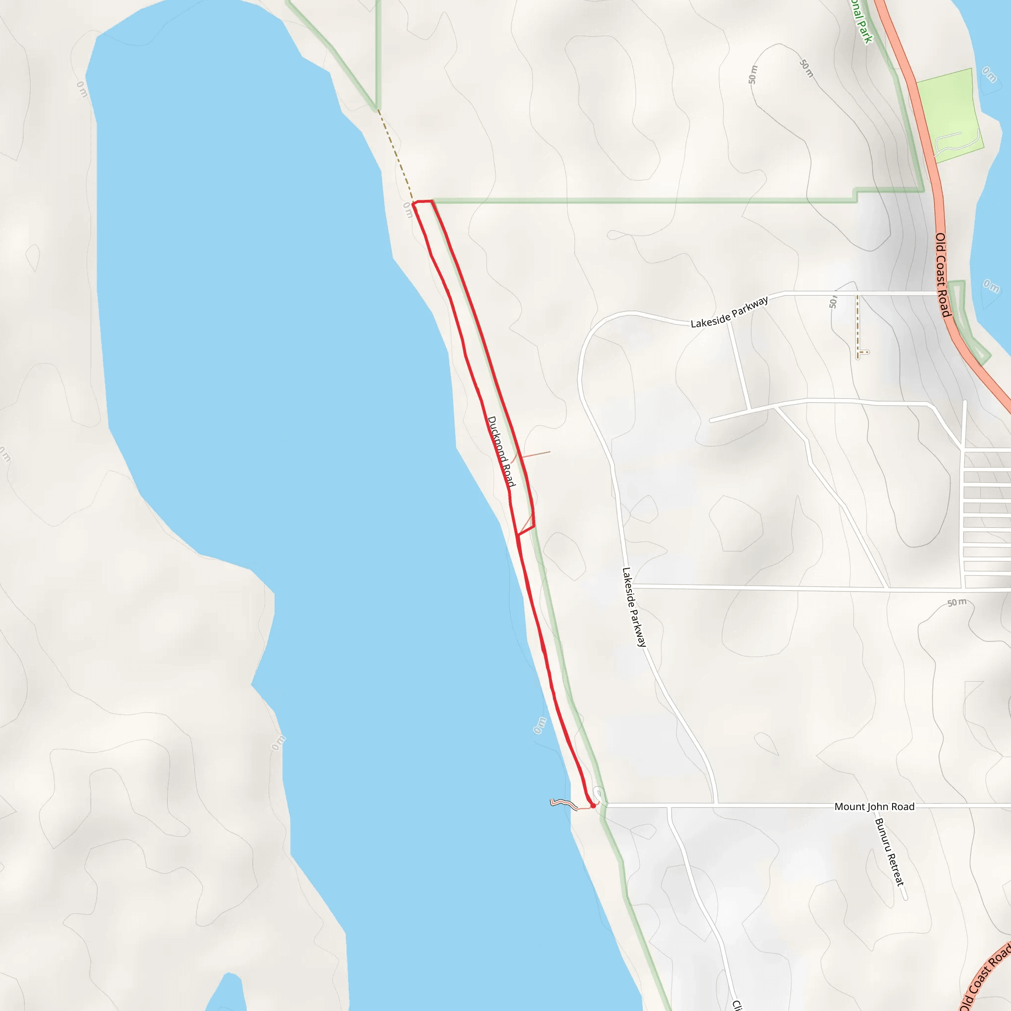Clifton Thrombolites Lakeside Loop Walk mobile static map