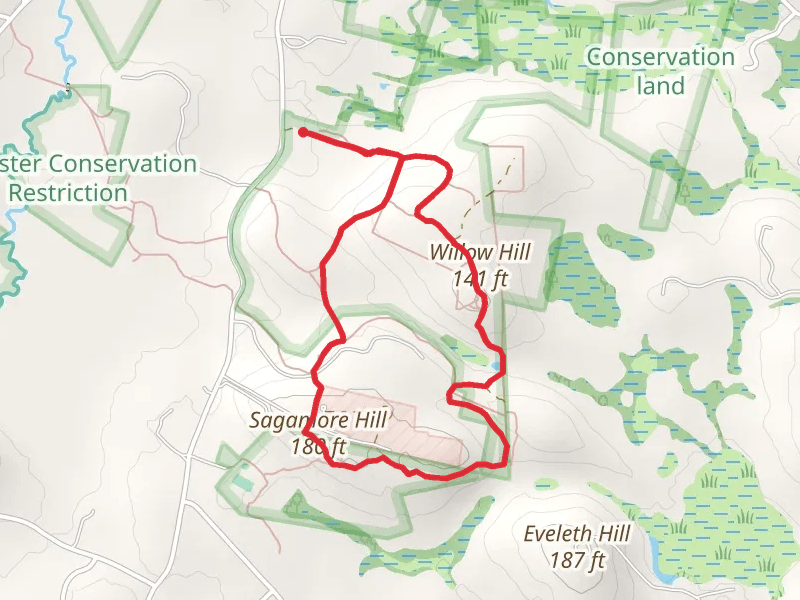 Sagamore Hill and Willow Hill Loop
